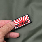 Military Patch PACIFIC AIR FORCE &amp; 18th Wing Set of 2 [Christmas Colors] [With Hook] [Letter Pack Plus Compatible] [Letter Pack Light Compatible]
