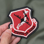 Military Patch PACIFIC AIR FORCE &amp; 18th Wing Set of 2 [Christmas Colors] [With Hook] [Letter Pack Plus Compatible] [Letter Pack Light Compatible]