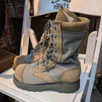 [Store-Only] US (Military Surplus) Corcoran USAF 87546FR Hot Weather Steel Safety Toe Boots, Sage Green [Pre-owned] [Hot Weather Steel Safety Toe Boots]