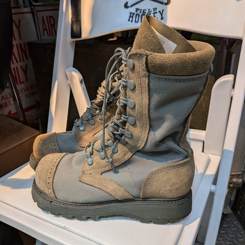 【店頭販売のみ】US（米軍放出品）Corcoran USAF 87546FR Hot Weather Steel Safety Toe Boots Sage Green [中古品][ホットウェザースチールセーフティトゥブーツ]