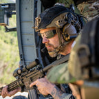 GATORZ（ゲイターズ）SPECTER スペクター ANSI Z87.1+ MILSPEC BALLISTIC Cerakote Black  スモークUVレンズ ブラックアウト [GZ-08-401]