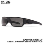 GATORZ（ゲイターズ）SPECTER スペクター ANSI Z87.1+ MILSPEC BALLISTIC Cerakote Black  スモークUVレンズ ブラックアウト [GZ-08-401]