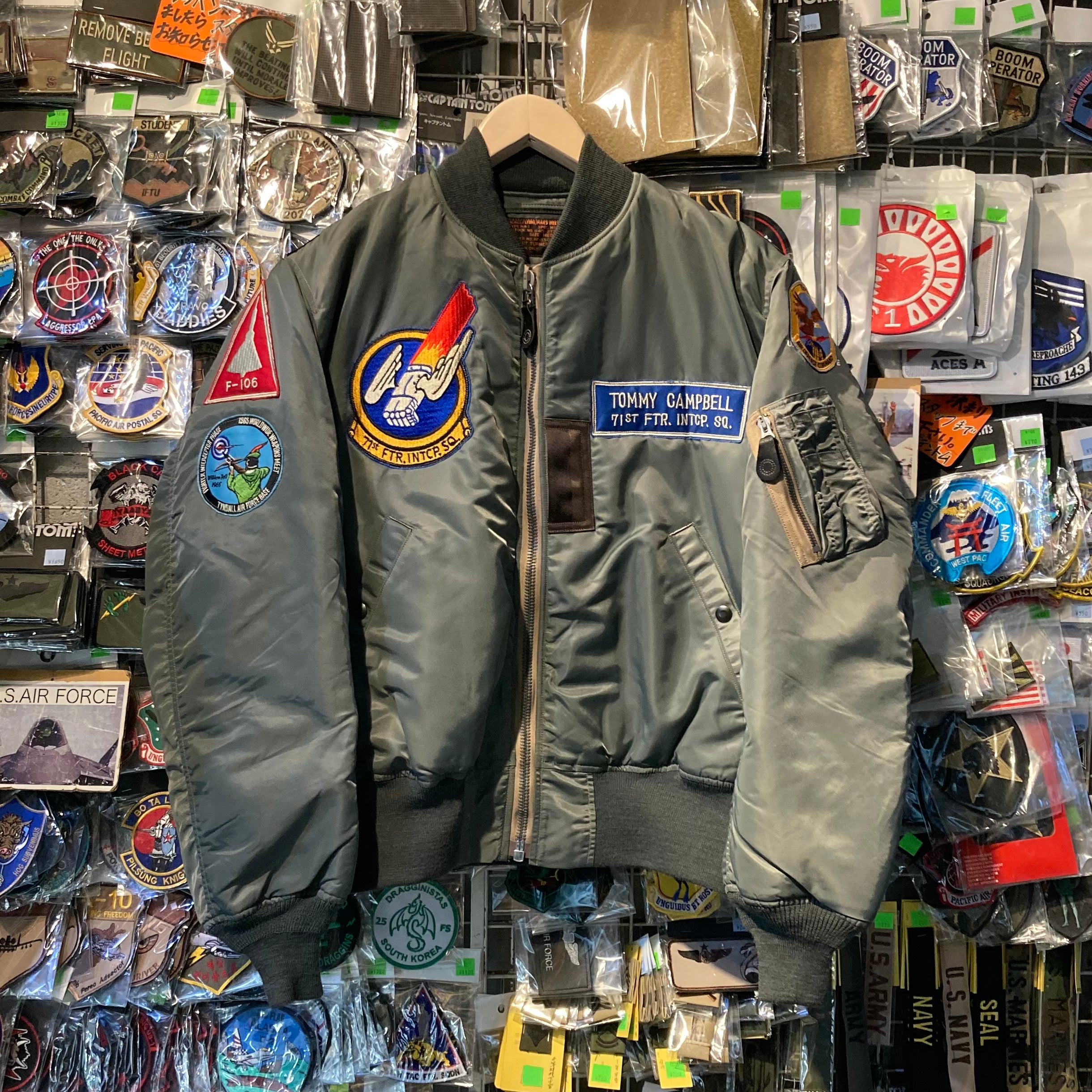 BUZZ RICKSON’S（バズリクソンズ）Type MA-1 “ALBERT TURNER & CO., INC.” 71st Fighter Interceptor Squadron PATCH MODEL [BR15747]