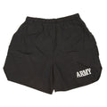 US (U.S. Military Surplus) USARMY PT SHORTS 6-Inch U.S. Army Physical Training Pants (6 inches) [BLACK] [New] [Eligible for Letter Pack Plus Shipping]