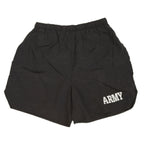 US（米軍放出品）U.S.ARMY PT SHORTS 6-Inchi アメリカ陸軍 フィジカル トレーニングパンツ （6インチ）[BLACK][新品]【レターパックプラス対応】