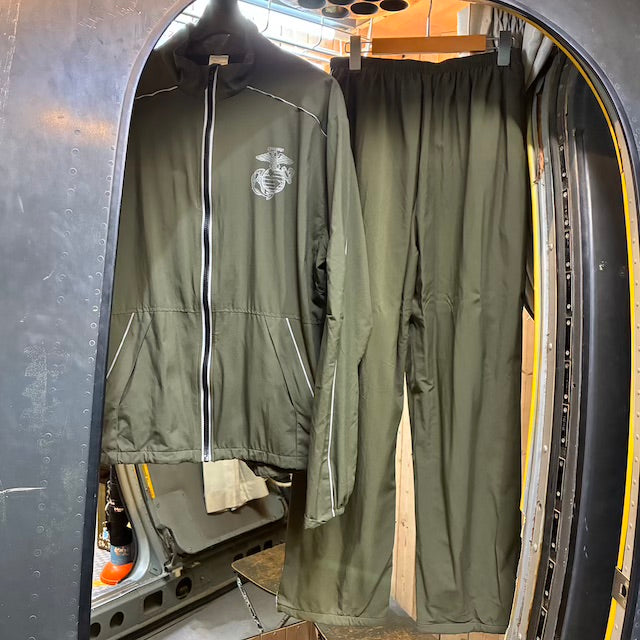 【店頭販売のみ】US（米軍）USMC PT ジャケット＆パンツ セット [中古]