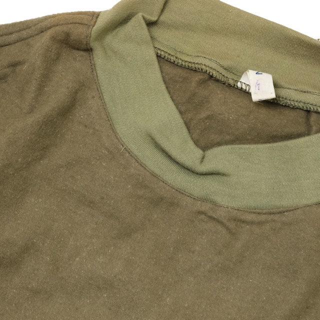 ワールドサープラス ハンガリー軍 フランネル プルオーバー モックネック ラウンドシャツ [デッドストック]