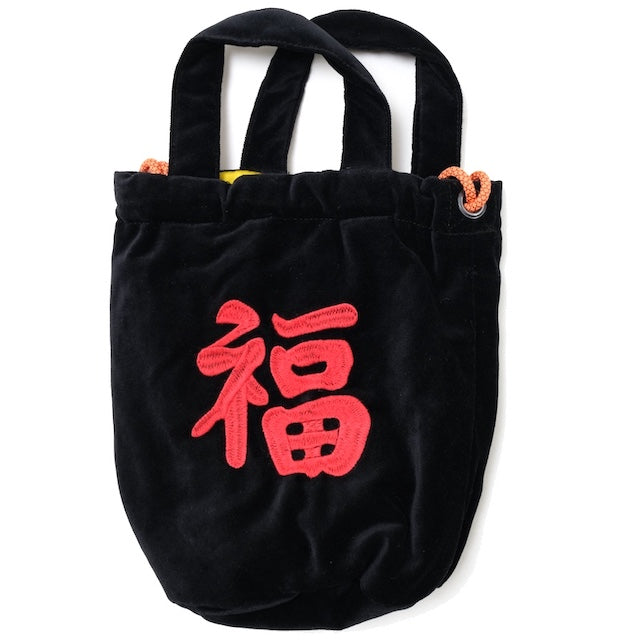 HOUSTON（ヒューストン）VELVETEEN EFECT BAG 刺繍別珍 エフェクトバッグ [MAP][2色]【レターパックプラス対応】