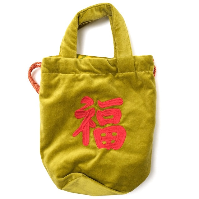 HOUSTON（ヒューストン）VELVETEEN EFECT BAG 刺繍別珍 エフェクトバッグ [MAP][2色]【レターパックプラス対応】