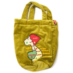 HOUSTON（ヒューストン）VELVETEEN EFECT BAG 刺繍別珍 エフェクトバッグ [MAP][2色]【レターパックプラス対応】