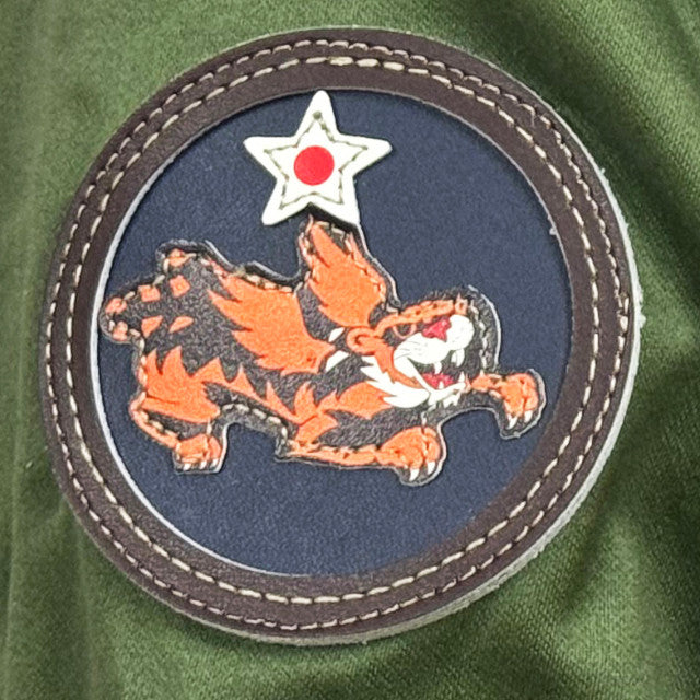 SESSLER TYPE B-10 Flight Jacket Flying Tigers OD with Patch [Vintage Reprint] [Nakata Shoten]
