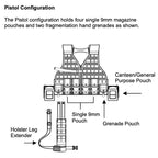 US（米軍放出品）MOLLE II ピストルマン ポケットセット [ACU/UCP][Pistolman Pocket Set]【レターパックプラス対応】
