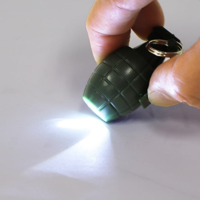 RETRO MOTIF（レトロモチーフ）パイナップル型 ミニ手榴弾 LED キーホルダー 【中田商店】【レターパックプラス対応】【レターパックライト対応】