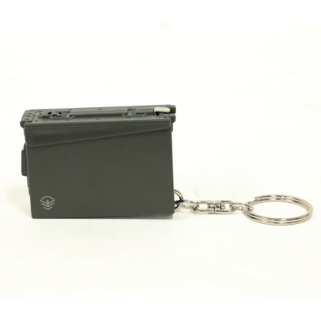 RETRO MOTIF（レトロモチーフ）弾薬箱型 LEDキーホルダー