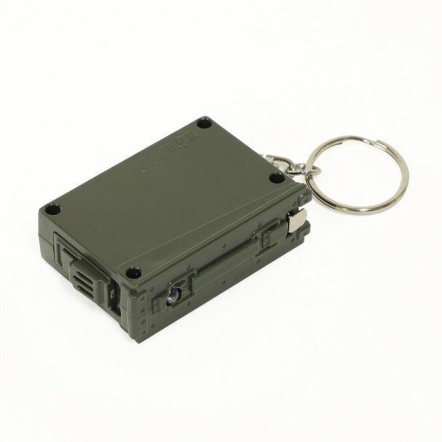 RETRO MOTIF（レトロモチーフ）弾薬箱型 LEDキーホルダー&メジャー 【中田商店】【レターパックプラス対応】【レターパックライト対応】