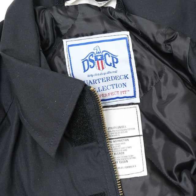 US（米軍放出品）UTILITY JACKET UNISEX ブラック [DSCP] [未使用]