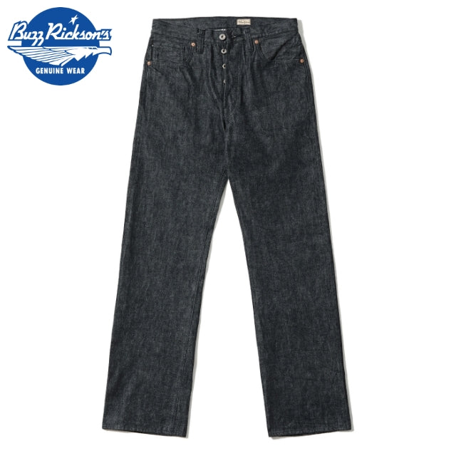 WILLIAM GIBSON by BUZZ RICKSON'S（ウイリアムギブソン バズリクソン）WORLD WAR II BLACK DENIM WAIST OVERALLS [BR43042]