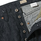 WILLIAM GIBSON by BUZZ RICKSON'S（ウイリアムギブソン バズリクソン）WORLD WAR II BLACK DENIM WAIST OVERALLS [BR43042]