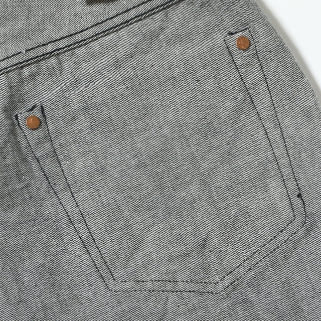 WILLIAM GIBSON by BUZZ RICKSON'S（ウイリアムギブソン バズリクソン）WORLD WAR II BLACK DENIM WAIST OVERALLS [BR43042]