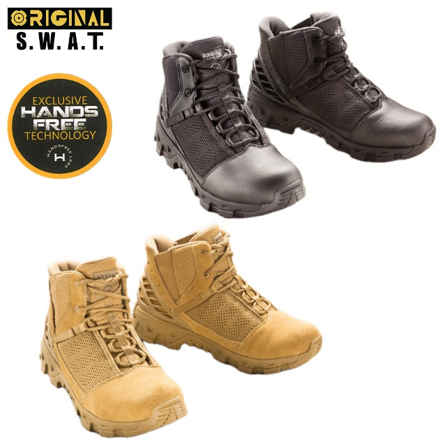 ORIGINAL SWAT（オリジナルスワット）Alpha Freedom 6” Hands-Free Boots [173701/Black][173703/Coyote] ハンズフリータクティカルブーツ 6インチ【中田商店】