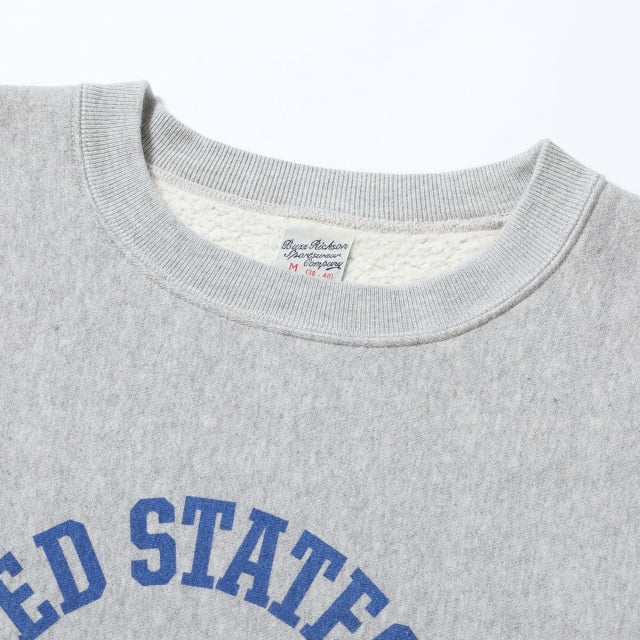 BUZZ RICKSON'S（バズリクソン）HORIZONTAL KNITTING SWEAT SHIRT “CVA-67 J.F. KENNEDY” [BR69645][H.GRAY]