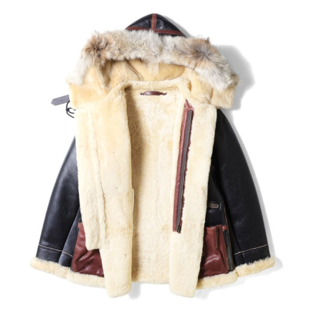 HOUSTON（ヒューストン） MOUTON B-7 JACKET [BROWN]