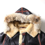 HOUSTON（ヒューストン） MOUTON B-7 JACKET [BROWN]