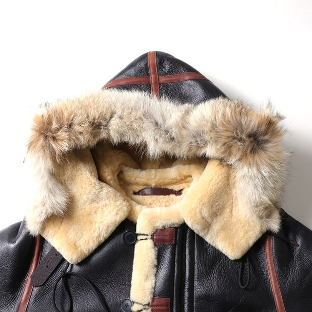 HOUSTON（ヒューストン） MOUTON B-7 JACKET [BROWN]