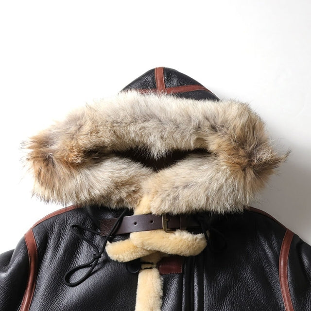 HOUSTON（ヒューストン） MOUTON B-7 JACKET [BROWN]