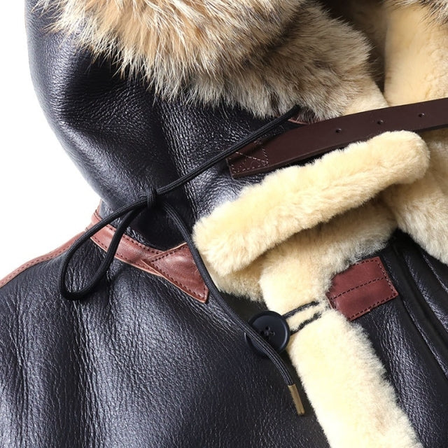 HOUSTON（ヒューストン） MOUTON B-7 JACKET [BROWN]