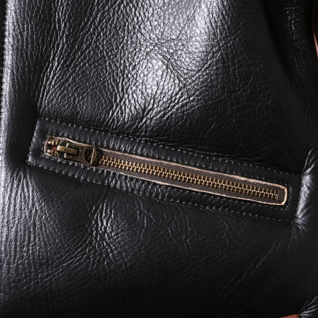 HOUSTON（ヒューストン） MOUTON B-7 JACKET [BROWN]