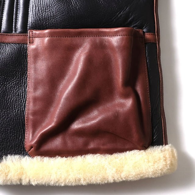 HOUSTON（ヒューストン） MOUTON B-7 JACKET [BROWN]