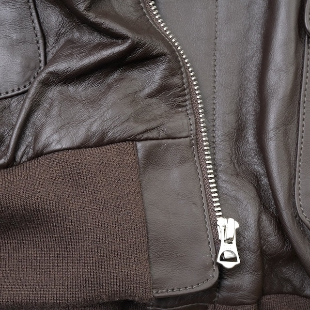 MORGAN MEMPHIS BELLE（モーガン メンフィスベル）TYPE A-2 HORSEHIDE SEAL BROWN [MG-701-SEAL]【中田商店】