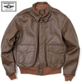 MORGAN MEMPHIS BELLE TYPE A-2 HORSEHIDE RUSSET BROWN (Unmarked) [MG-701-LT-WO/M] [Nakada Shoten]