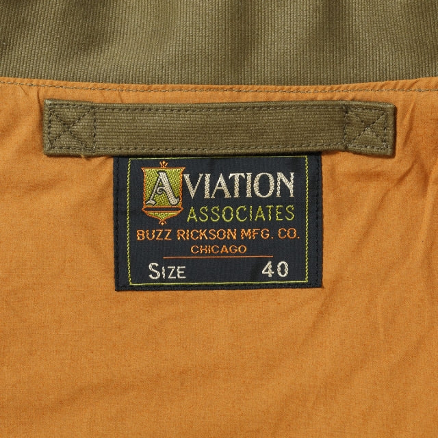 BUZZ RICKSON'S（バズリクソンズ）AVIATION ASSOCIATES JUNGLE CLOTH A-2 [BR15767]