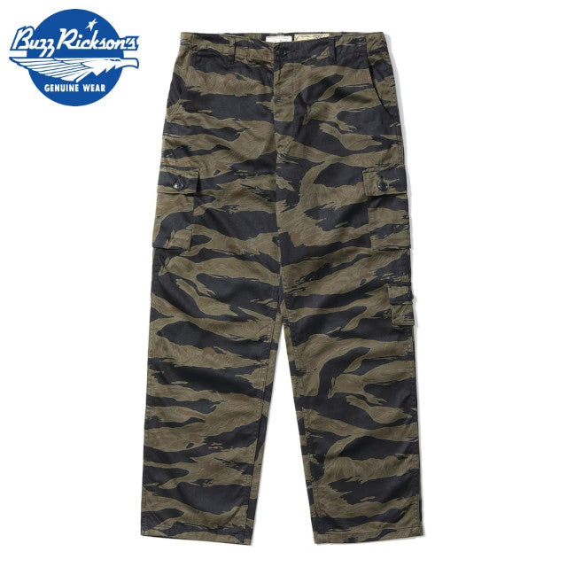 WILLIAM GIBSON by BUZZ RICKSON'S（ウイリアムギブソン バズリクソン）BLACK TIGER PATTERN TROUSERS OVER DYE [BR42594]