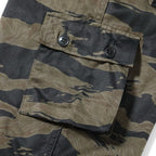 WILLIAM GIBSON by BUZZ RICKSON'S（ウイリアムギブソン バズリクソン）BLACK TIGER PATTERN TROUSERS OVER DYE [BR42594]