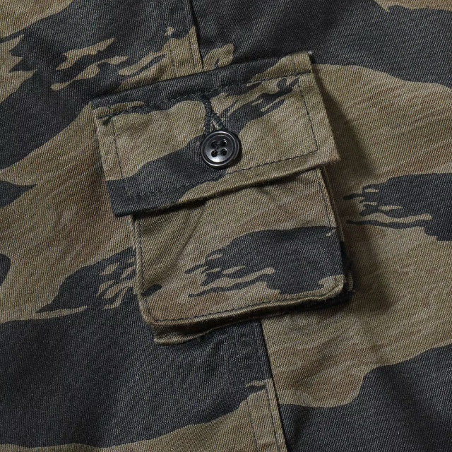 WILLIAM GIBSON by BUZZ RICKSON'S（ウイリアムギブソン バズリクソン）BLACK TIGER PATTERN TROUSERS OVER DYE [BR42594]