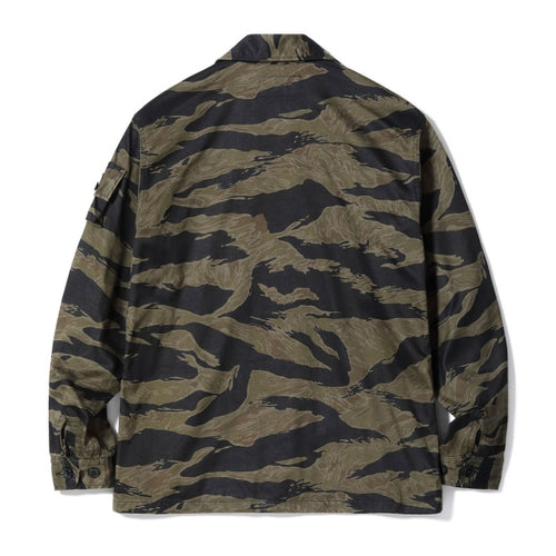 WILLIAM GIBSON by BUZZ RICKSON'S BLACK TIGER PATTERN JACKET OVER DYE [BR15778]