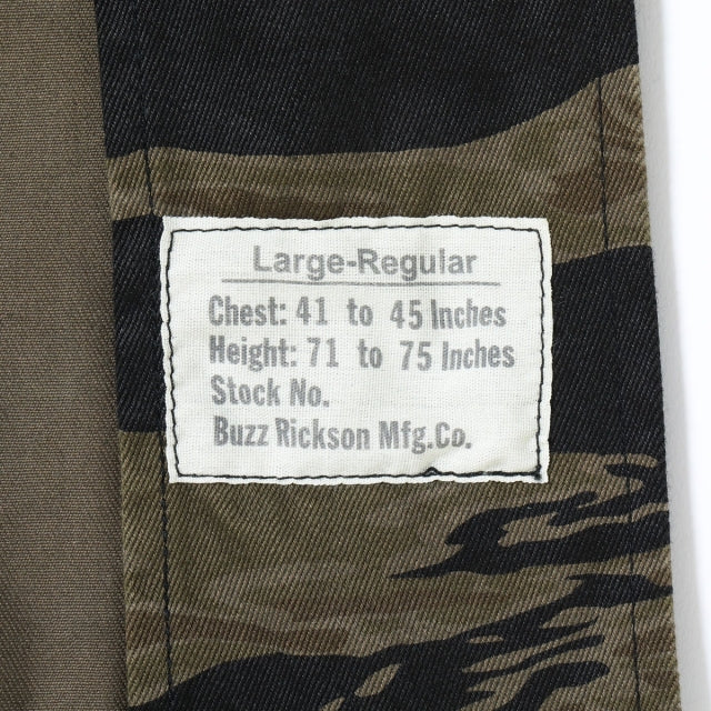 WILLIAM GIBSON by BUZZ RICKSON'S（ウイリアムギブソン バズリクソン）BLACK TIGER PATTERN JACKET OVER DYE [BR15778]