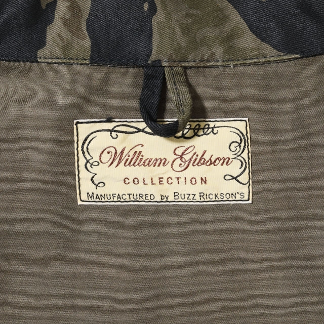 WILLIAM GIBSON by BUZZ RICKSON'S（ウイリアムギブソン バズリクソン）BLACK TIGER PATTERN JACKET OVER DYE [BR15778]