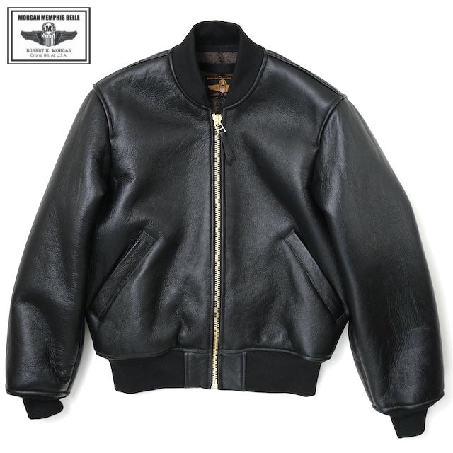 MORGAN MEMPHIS BELLE TYPE MA-1 SHEEPSKIN 2-TONE CURLY MOUTON [MG-315]