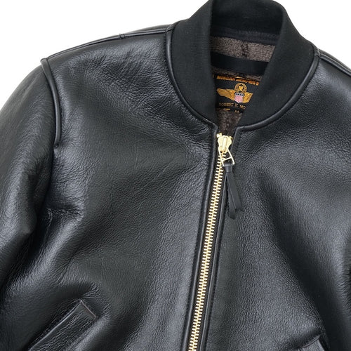 MORGAN MEMPHIS BELLE TYPE MA-1 SHEEPSKIN 2-TONE CURLY MOUTON [MG-315]