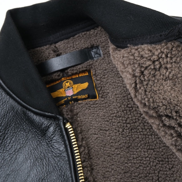 MORGAN MEMPHIS BELLE（モーガン メンフィスベル）TYPE MA-1 SHEEPSKIN 2-TONE CURLY MOUTON [MG-315]