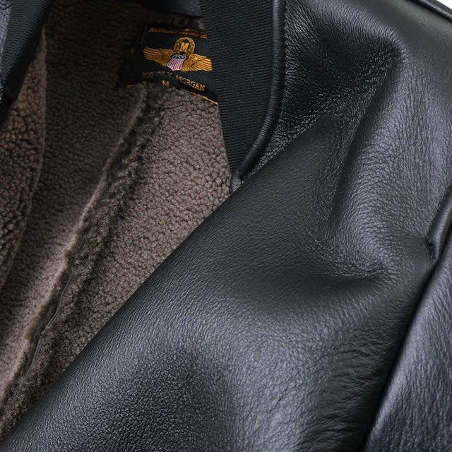 MORGAN MEMPHIS BELLE（モーガン メンフィスベル）TYPE MA-1 SHEEPSKIN 2-TONE CURLY MOUTON [MG-315]