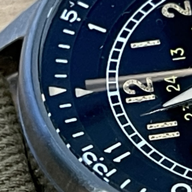 M.R.C. WATCH CO.（モントルロロイ）TYPE A-15 ELASPED TIME 米軍航空時計 KHAKI色布製ストラップ  [クォーツ][WW2 REPLICA][A-2454]【中田商店】