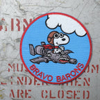 Military Patch（ミリタリーパッチ）USAF 25th Fighter Squadron “BRAVO BARONS” [フック付き]【レターパックプラス対応】【レターパックライト対応】