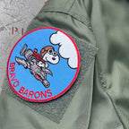 Military Patch（ミリタリーパッチ）USAF 25th Fighter Squadron “BRAVO BARONS” [フック付き]【レターパックプラス対応】【レターパックライト対応】