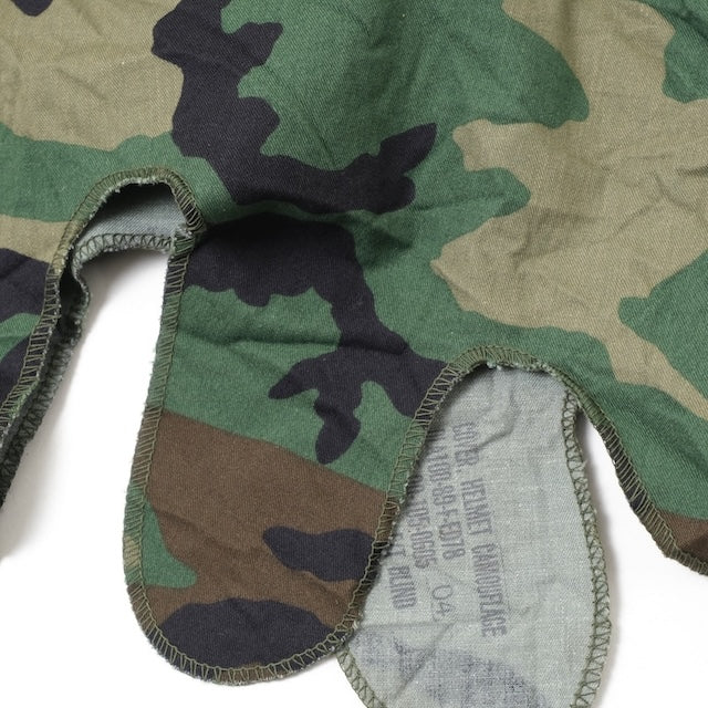 US（米軍放出品）M1 ヘルメット ウッドランドカモ ヘルメットカバー [中古良品][M1/M2 Helmet Woodland Cover]【レターパックプラス対応】【レターパックライト対応】