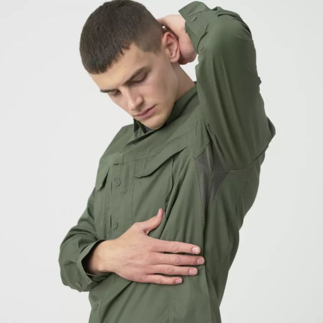 Helikon-Tex（ヘリコンテックス）ディフェンダー Mk2 ロングスリーブシャツ DEFENDER Mk2 Long sleeve shirt[DUCK HUNTER CAMO]【中田商店】